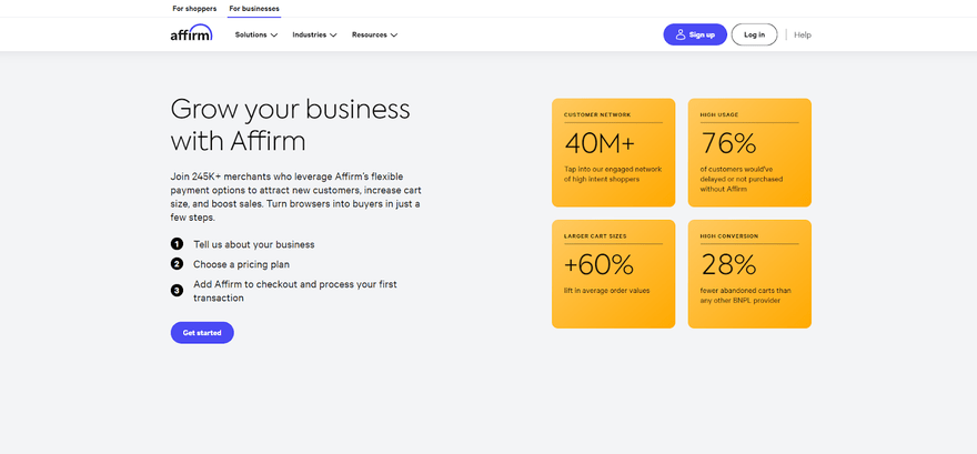 affirm company website