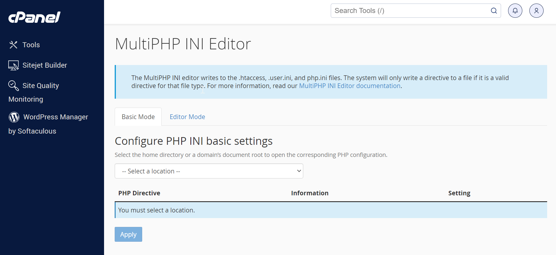 screenshot of PHP editor in Bluehsot