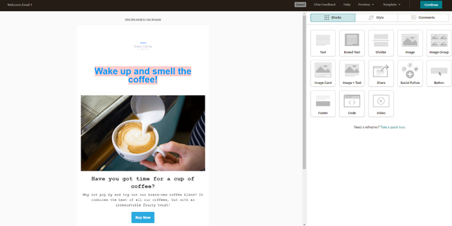 Mailchimp Editor