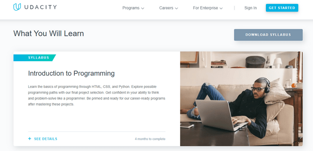 udacity online coding courses